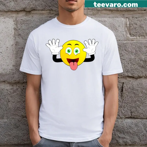 Cartoonish design of funny faces suitable for kids