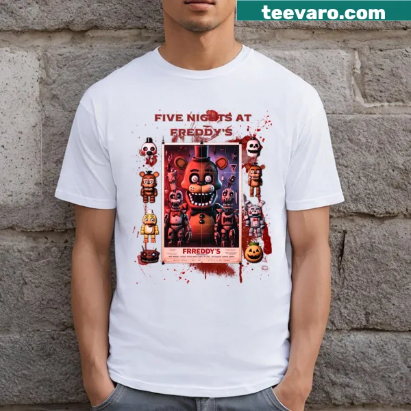 Vintage gaming and movie-themed t-shirt with humorous graphics