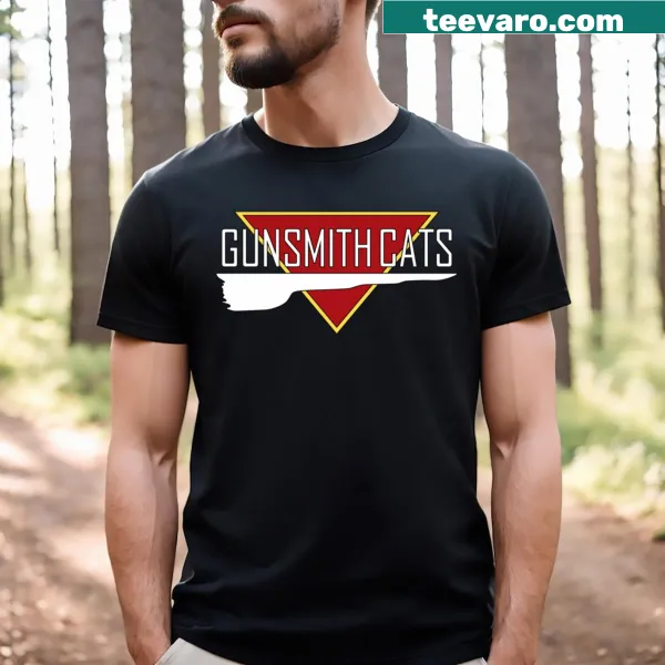 Gunsmith Cats T-shirt featuring cartoon-style artwork of popular characters