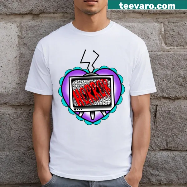 Horror Lover T-shirt with simple text