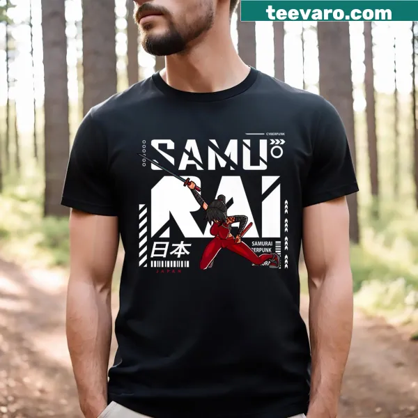 Graphic T-shirt highlighting Japan's culture and anime