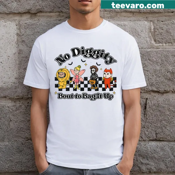 Cute kids Halloween t-shirt with retro spooky graphics