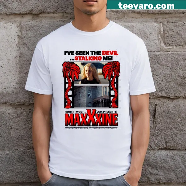 Horror-themed graphic of a devil on T-shirt