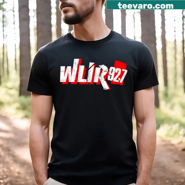 WLIR Radio Station T-shirt with vintage logo