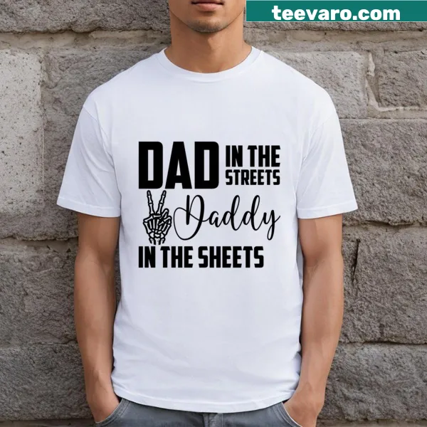 Humorous dad-themed phrase on a T-shirt