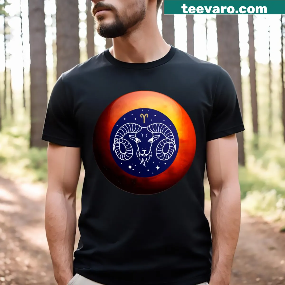 Thought-provoking Global Warming T-shirt with impactful message — on a men's t-shirt
