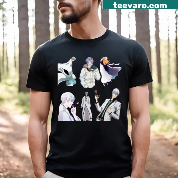 Anime-themed t-shirt featuring Ichimaru Gin's name in a unique design