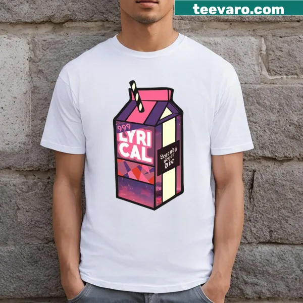 Humorous logo juice drink t-shirt with clever typography