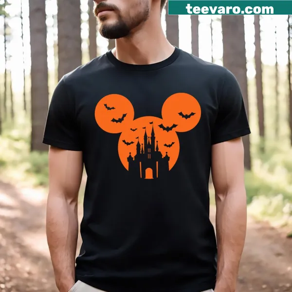 Funny cartoon Halloween T-shirt for kids with playful graphics.