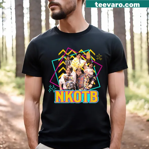 Kid's t-shirt with a vintage tour band logo in distressed style.