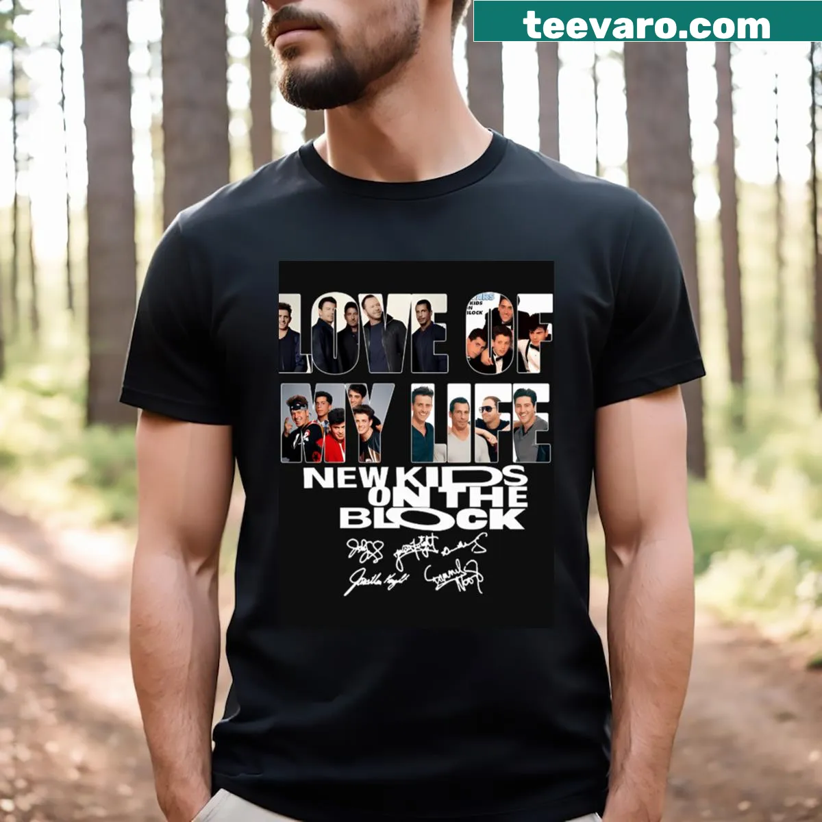 Vintage band logo t-shirt for kids with a faded design — on a men's t-shirt