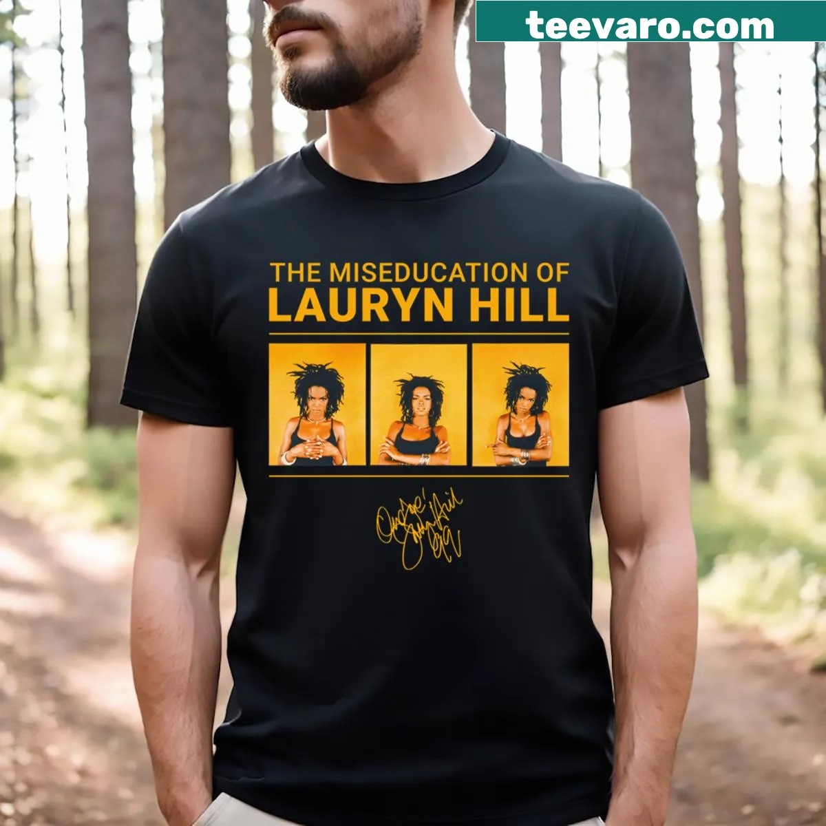 Vintage tour logo t-shirt for kids with a faded design — on a men's t-shirt