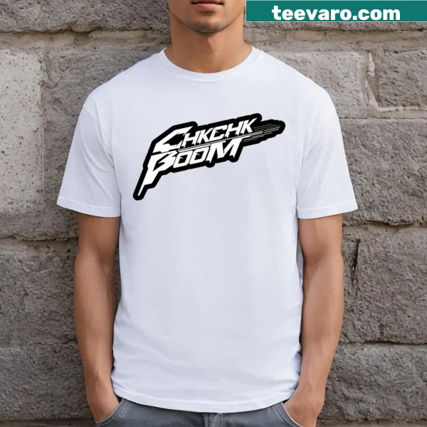 Stray Kids Chk Chk Boom logo t-shirt