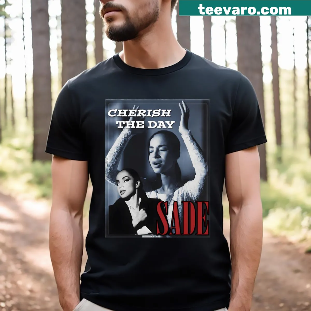 Vintage Tour Singer logo T-shirt with classic design — on a men's t-shirt