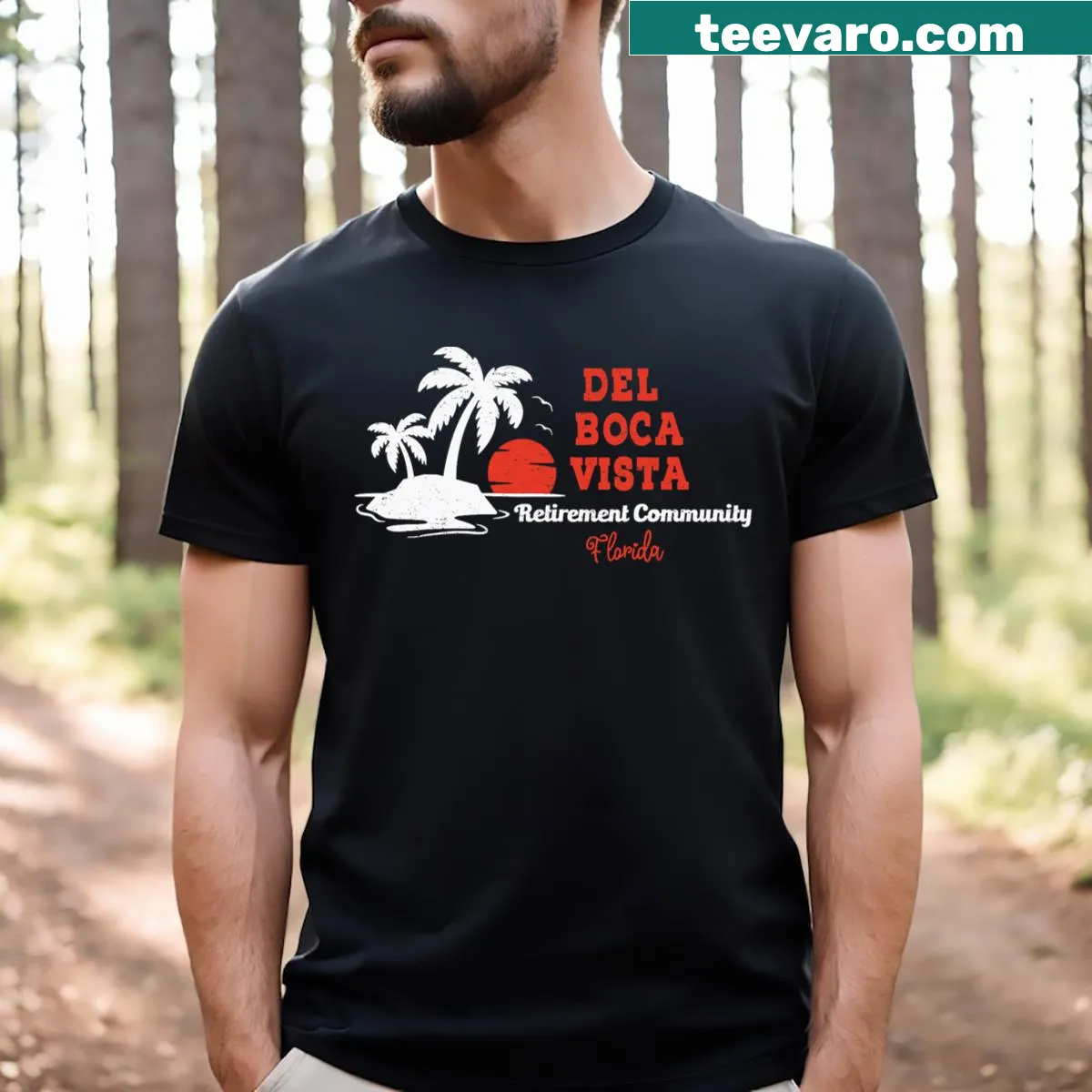 Funny retirement-themed graphic for couples based on movies — on a men's t-shirt