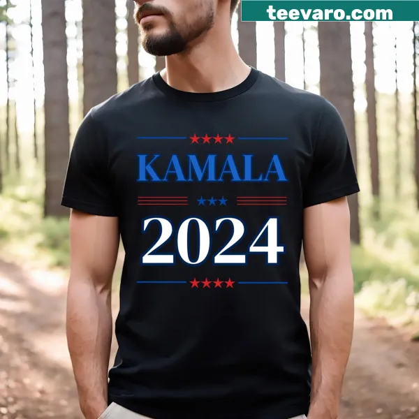 Bold Kamala 2024 graphic T-shirt for elections