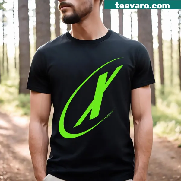 Retro t-shirt featuring large X Files logo