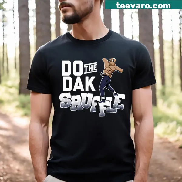 T-shirt featuring Dak Prescott Do The Dak Shuffle graphic