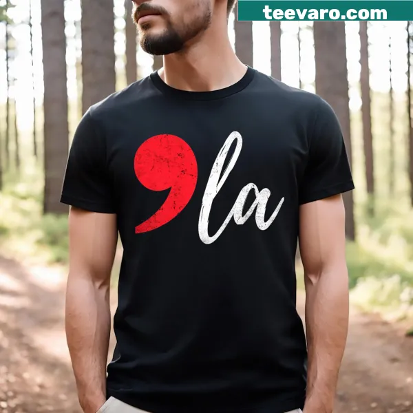 Funny Comma La T-shirt for Kamala Harris 2024
