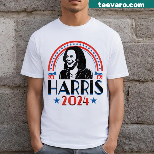 Retro Kamala Harris 2024 Vote Democrat t-shirt