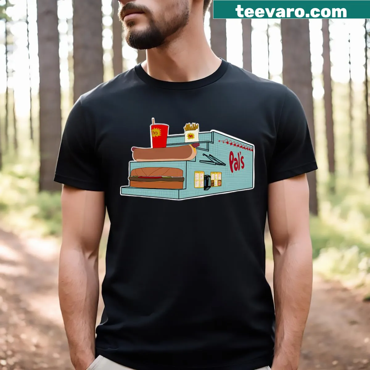 Retro Pals Sudden Service T-shirt with nostalgic graphics — on a men's t-shirt