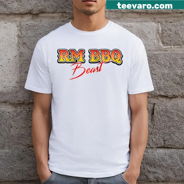 Run Bbq Beast t-shirt with bold logo design