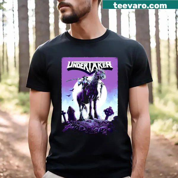T-shirt celebrating The Undertaker as 'The Phenomenon' for wrestling fans.