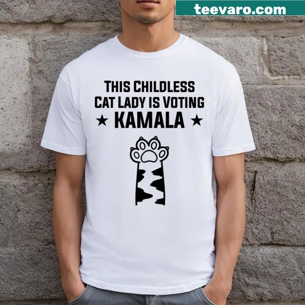 Vintage-style t-shirt for cat lovers with humorous political message