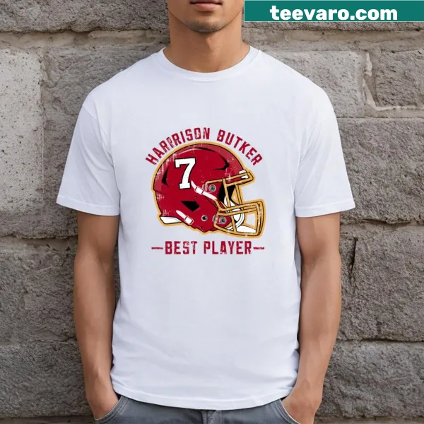 Kansas City Best Player T-shirt featuring Harrison Butker's name