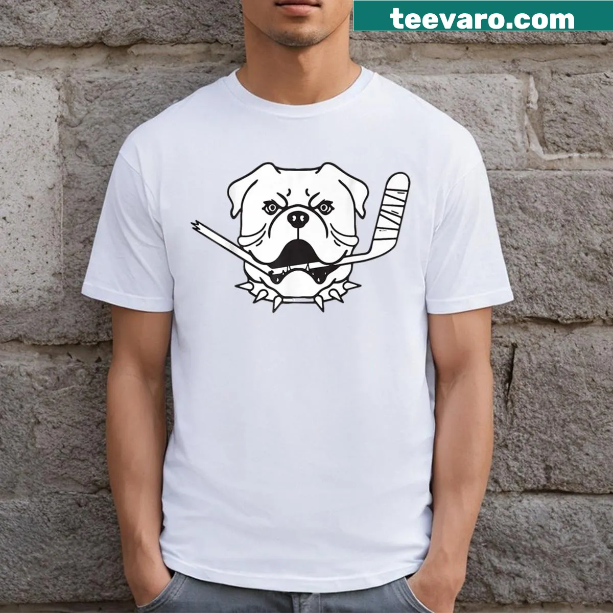 Sudbury Bulldogs T-shirt featuring a bold logo graphic. — on a men's t-shirt