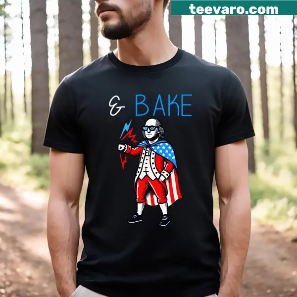 Funny Shake and Bake 4th of July couple matching T-shirt