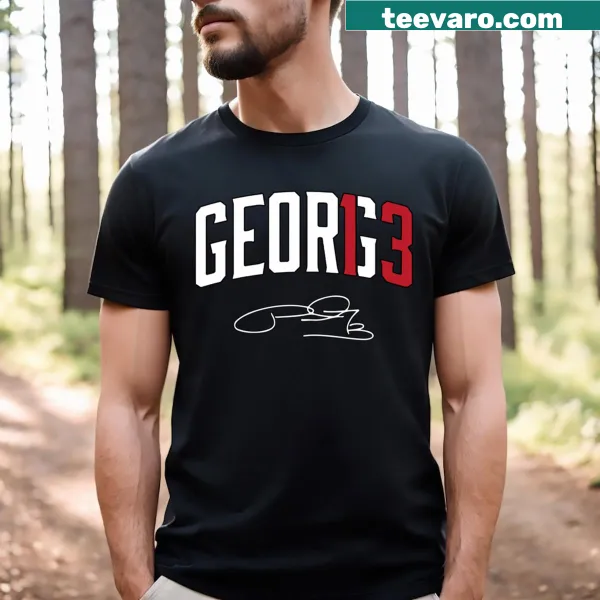 Signature t-shirt featuring the name George in stylish typography