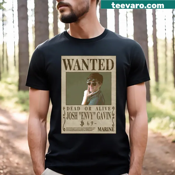 Stylized Josh music poster graphic T-shirt