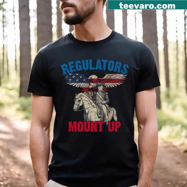 Cartoon eagle T-shirt for Independence Day celebration
