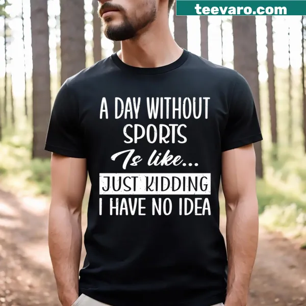 Funny T-shirt with sports saying design