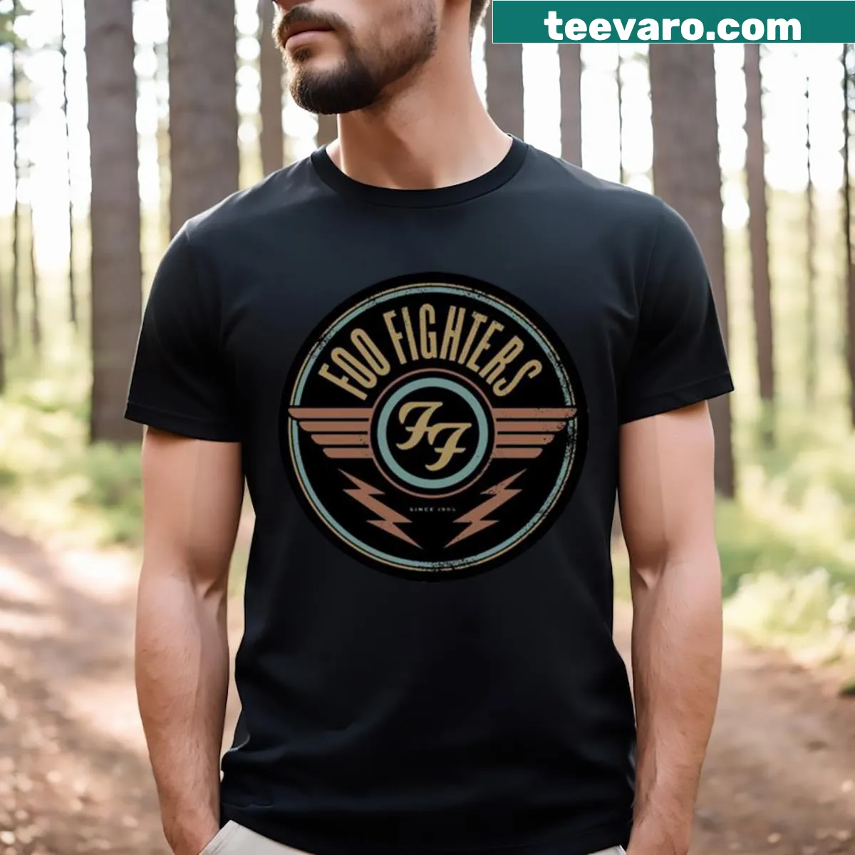 Vintage-style t-shirt with a bold fight-themed graphic — on a men's t-shirt