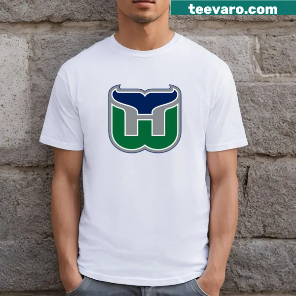 Vintage-style T-shirt honoring the Hartford Whalers hockey team