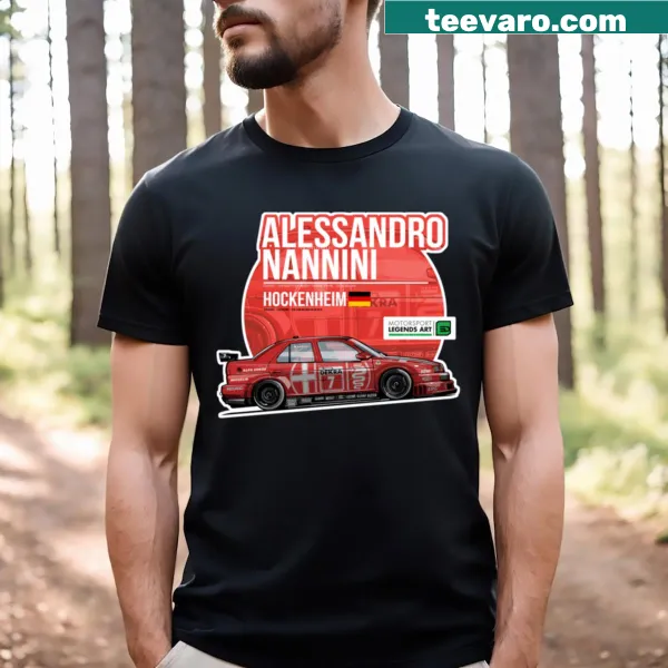 1993 Hockenheim T-shirt featuring Alessandro Nanni