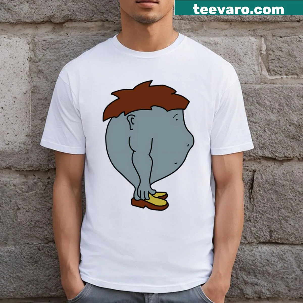 T-shirt featuring Murun Buchstansangur design — on a men's t-shirt