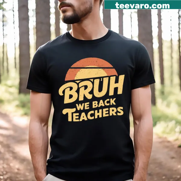 Funny back-to-school t-shirt for teachers with retro design