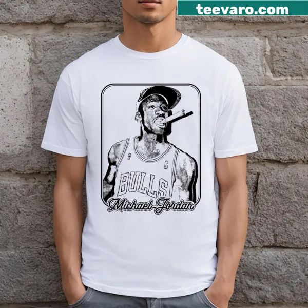 Cartoon design of a basketball player on T-shirt