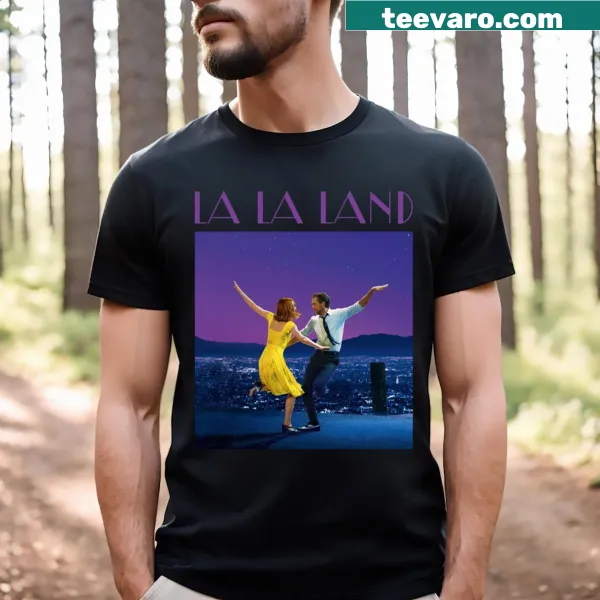 Artistic t-shirt inspired by La La Land film