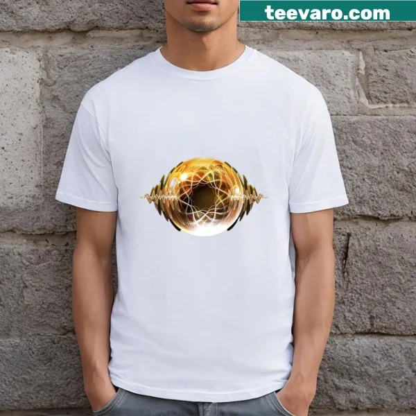 T-shirt featuring a thoughtful design about Light Codes and energy