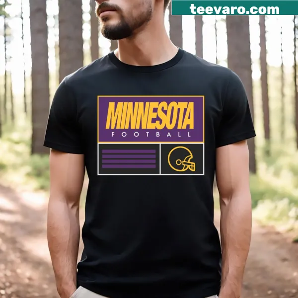 T-shirt featuring bold text celebrating Minnesota football