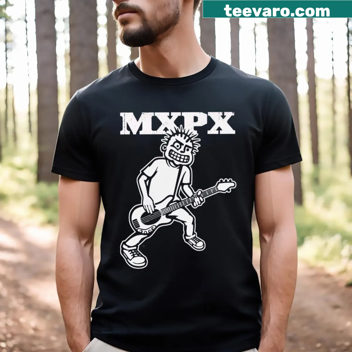 Typography tee with the phrase 'Using The Bass' for music lovers — on a men's t-shirt