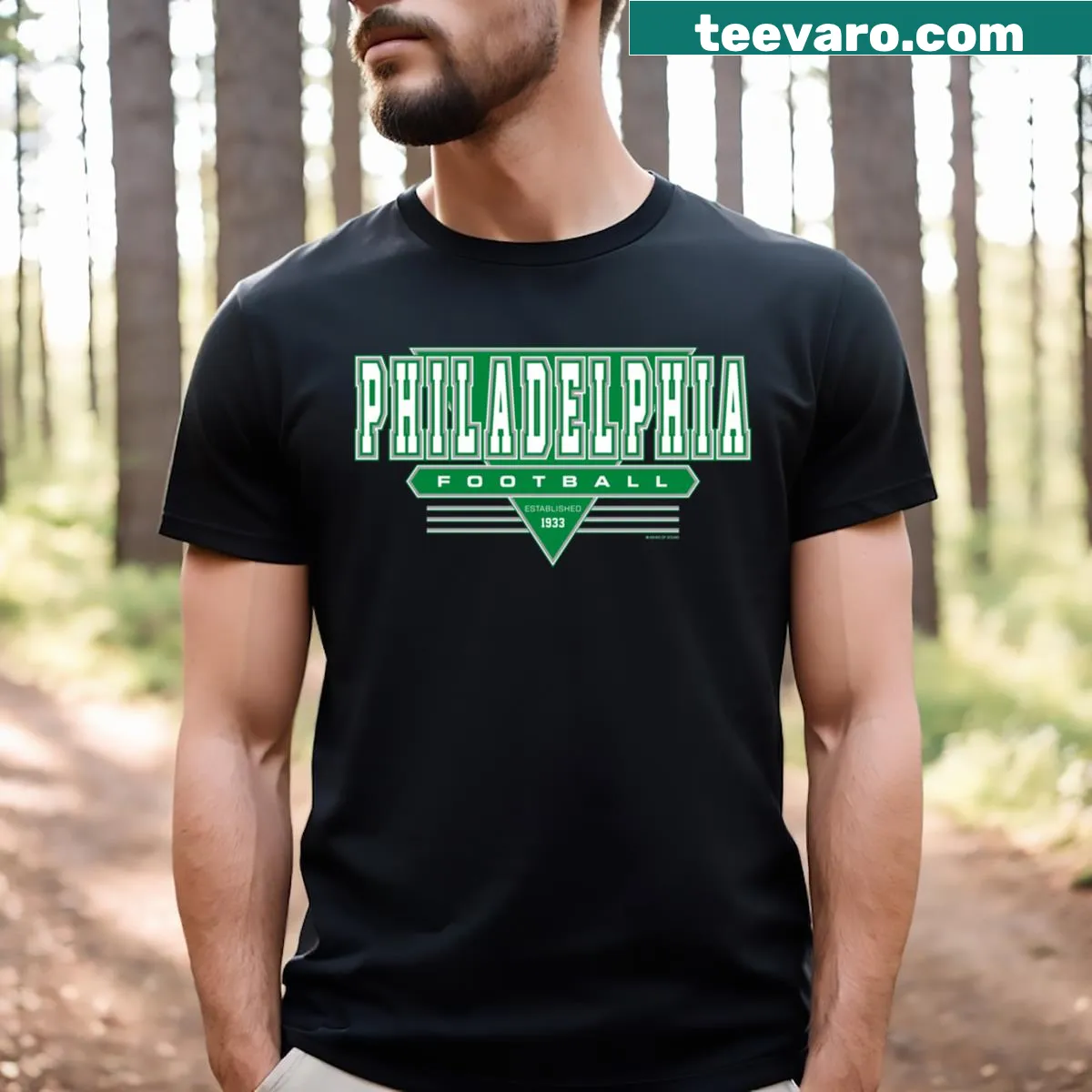 Vintage-style Eagles inspired throwback shirt with retro graphics — on a men's t-shirt