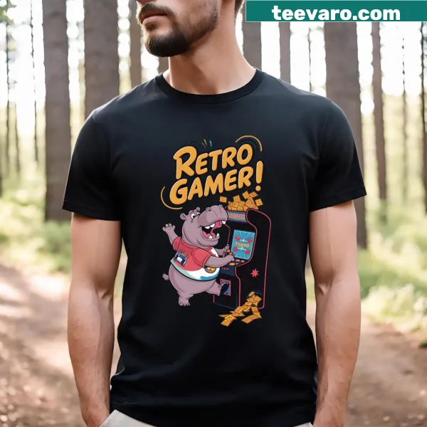 Bold typography design saying 'Retro Gamer!'
