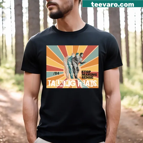 Vintage Talking Heads t-shirt with retro design