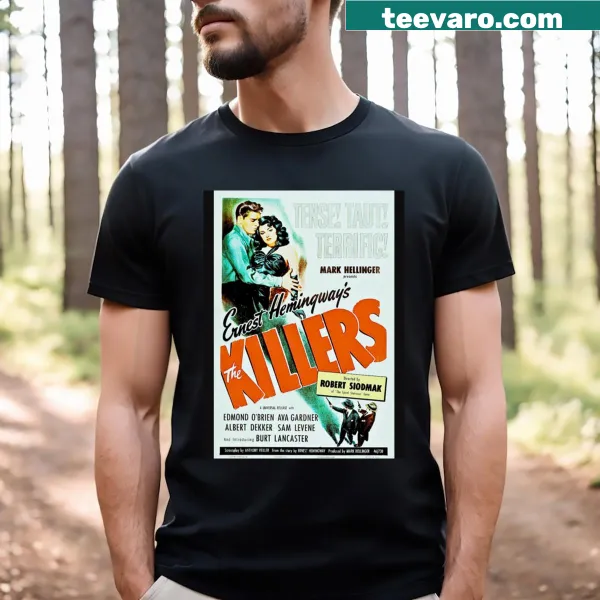T-shirt featuring bold graphic inspired by The Killers band
