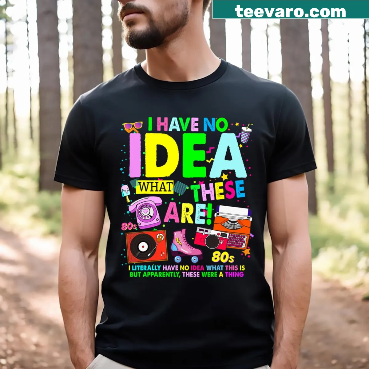 Patriotic t-shirt featuring an illustration of the American flag for Fourth of July. — on a men's t-shirt